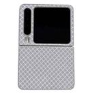 For Huawei Pura X Sparkling Diamond Rhombus PC Phone Case(Silver) - 1