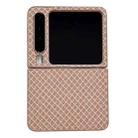 For Huawei Pura X Sparkling Diamond Rhombus PC Phone Case(Gold) - 1