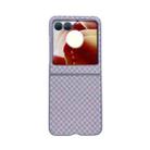 For Motorola Razr 50 Sparkling Diamond Rhombus PC Phone Case(Purple) - 1