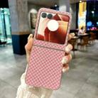For Motorola Razr 50 Sparkling Diamond Rhombus PC Phone Case(Pink) - 2