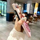 For Motorola Razr 50 Sparkling Diamond Rhombus PC Phone Case(Pink) - 3