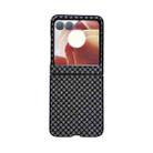 For Motorola Razr 50 Sparkling Diamond Rhombus PC Phone Case(Black) - 1