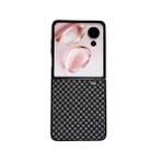 For Honor Magic V Flip Sparkling Diamond Rhombus PC Phone Case(Black) - 1