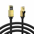 0.5m Home Fiber Bandwidth 10 Gigabit CAT8 Network Cable(Gold) - 1