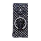 For Huawei Mate X3 / X5 Sparkling Diamond Rhombus PC Phone Case with Holder(Black) - 1