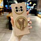 For Huawei Mate X3 / X5 Sparkling Diamond Rhombus PC Phone Case with Holder(Gold) - 2