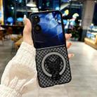 For Xiaomi Mix Flip Sparkling Diamond Rhombus PC Phone Case with Holder(Black) - 2