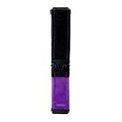 20mm Snap Button Brushed Plush Watch Band(Black Purple) - 1