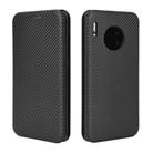 For Huawei Mate 30 Carbon Fiber Texture Horizontal Flip TPU + PC + PU Leather Case with Card Slot(Black) - 2