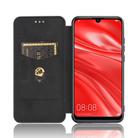 For Huawei Honor 10i / 20i Carbon Fiber Texture Horizontal Flip TPU + PC + PU Leather Case with Card Slot(Black) - 3