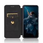 For Huawei Honor 20 / nova 5T Carbon Fiber Texture Horizontal Flip TPU + PC + PU Leather Case with Card Slot(Black) - 3