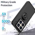For Xiaomi 15 Pro Q Shadow 1 Series TPU Hybrid PC Phone Case with Ring(Red) - 3