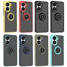 For Xiaomi Poco X7 Pro Q Shadow 1 Series TPU Hybrid PC Phone Case with Ring(Black+Black) - 2