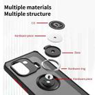 For Xiaomi 11 Pro Q Shadow 1 Series TPU + PC Phone Case with Ring(Black+Red) - 2