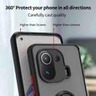 For Xiaomi 11 Pro Q Shadow 1 Series TPU + PC Phone Case with Ring(Black+Red) - 3