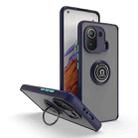 For Xiaomi 11 Pro Q Shadow 1 Series TPU + PC Phone Case with Ring(Royal Blue) - 1