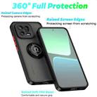 For Xiaomi 13 Q Shadow 1 Series TPU + PC Phone Case with Ring(Army Green) - 2