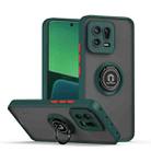 For Xiaomi 13 Q Shadow 1 Series TPU + PC Phone Case with Ring(Dark Green) - 1