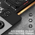 For Xiaomi Poco M4 5G Q Shadow 1 Series TPU + PC Phone Case with Ring(Black+Black) - 3