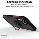 For Xiaomi Poco F7 Q Shadow 1 Series TPU + PC Phone Case with Ring(Black+Red) - 3