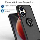 For Xiaomi Poco F7 Q Shadow 1 Series TPU + PC Phone Case with Ring(Army Green) - 2