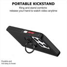 For ZTE Blade A35 / A55 Q Shadow 1 Series TPU + PC Phone Case with Ring(Red) - 3