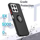 For ZTE Blade A35 / A55 Q Shadow 1 Series TPU + PC Phone Case with Ring(Dark Green) - 2