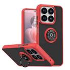 For ZTE Blade V70 / nubia V70 Q Shadow 1 Series TPU + PC Phone Case with Ring(Red) - 1
