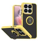 For ZTE Blade V70 / nubia V70 Q Shadow 1 Series TPU + PC Phone Case with Ring(Yellow) - 1