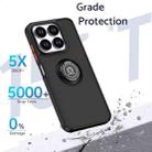 For ZTE Blade V70 / nubia V70 Q Shadow 1 Series TPU + PC Phone Case with Ring(Dark Green) - 2