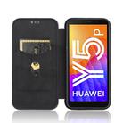 For Huawei Y5p / Honor 9S Carbon Fiber Texture Horizontal Flip TPU + PC + PU Leather Case with Card Slot(Black) - 3