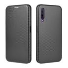 For Huawei Honor 9X Pro Carbon Fiber Texture Horizontal Flip TPU + PC + PU Leather Case with Card Slot(Black) - 2