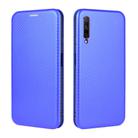 For Huawei Honor 9X Pro Carbon Fiber Texture Horizontal Flip TPU + PC + PU Leather Case with Card Slot(Blue) - 2