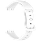 For Huawei Band 9 / 8 Slim Reverse Buckle Silicone Watch Band(White) - 3