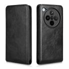 For OPPO Find X8 Pro Magnetic Vertical Flip Leather Phone Case(Black) - 2