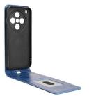 For OPPO Find X8 Pro Magnetic Vertical Flip Leather Phone Case(Blue) - 3