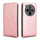 For OPPO Find X8 Pro Magnetic Vertical Flip Leather Phone Case(Rose Gold) - 2