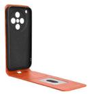 For OPPO Find X8 Pro Magnetic Vertical Flip Leather Phone Case(Brown) - 3