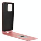 For OPPO Reno13 F 5G / 4G Magnetic Vertical Flip Leather Phone Case(Rose Gold) - 3
