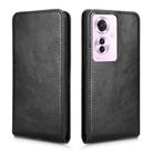 For OPPO Reno11 F / F25 Pro Magnetic Vertical Flip Leather Phone Case(Black) - 2