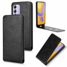 For vivo V40 SE 5G / Y100 5G IDN Magnetic Vertical Flip Leather Phone Case(Black) - 1
