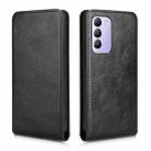 For vivo V40 SE 5G / Y100 5G IDN Magnetic Vertical Flip Leather Phone Case(Black) - 2