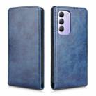 For vivo V40 SE 5G / Y100 5G IDN Magnetic Vertical Flip Leather Phone Case(Blue) - 2