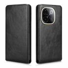 For vivo iQOO Z9s Pro / T3 Pro 5G India Magnetic Vertical Flip Leather Phone Case(Black) - 2