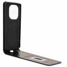 For vivo iQOO Z9s Pro / T3 Pro 5G India Magnetic Vertical Flip Leather Phone Case(Black) - 3