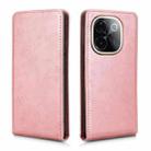 For vivo iQOO Z9s Pro / T3 Pro 5G India Magnetic Vertical Flip Leather Phone Case(Rose Gold) - 2