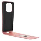 For vivo iQOO Z9s Pro / T3 Pro 5G India Magnetic Vertical Flip Leather Phone Case(Rose Gold) - 3