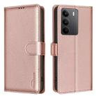 For Realme C75 4G Litchi Texture RFID Anti-theft Leather Phone Case(Gold) - 1