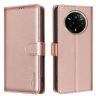 For Realme 14 Pro Litchi Texture RFID Anti-theft Leather Phone Case(Gold) - 1