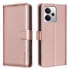 For Realme 14 5G Global Litchi Texture RFID Anti-theft Leather Phone Case(Gold) - 1